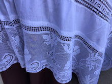 Load image into Gallery viewer, Mary Card "ANEMONE and Butterflies LACE" Crochet Lace and Linen Vintage Tablecloth English Chart No. 61 (1920s) Rare Collectible