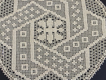Load image into Gallery viewer, ARABESQUE D'Oyley Mary Card Designed Crochet Lace Doily (USA Chart No 10) Extremely Rare Collectible