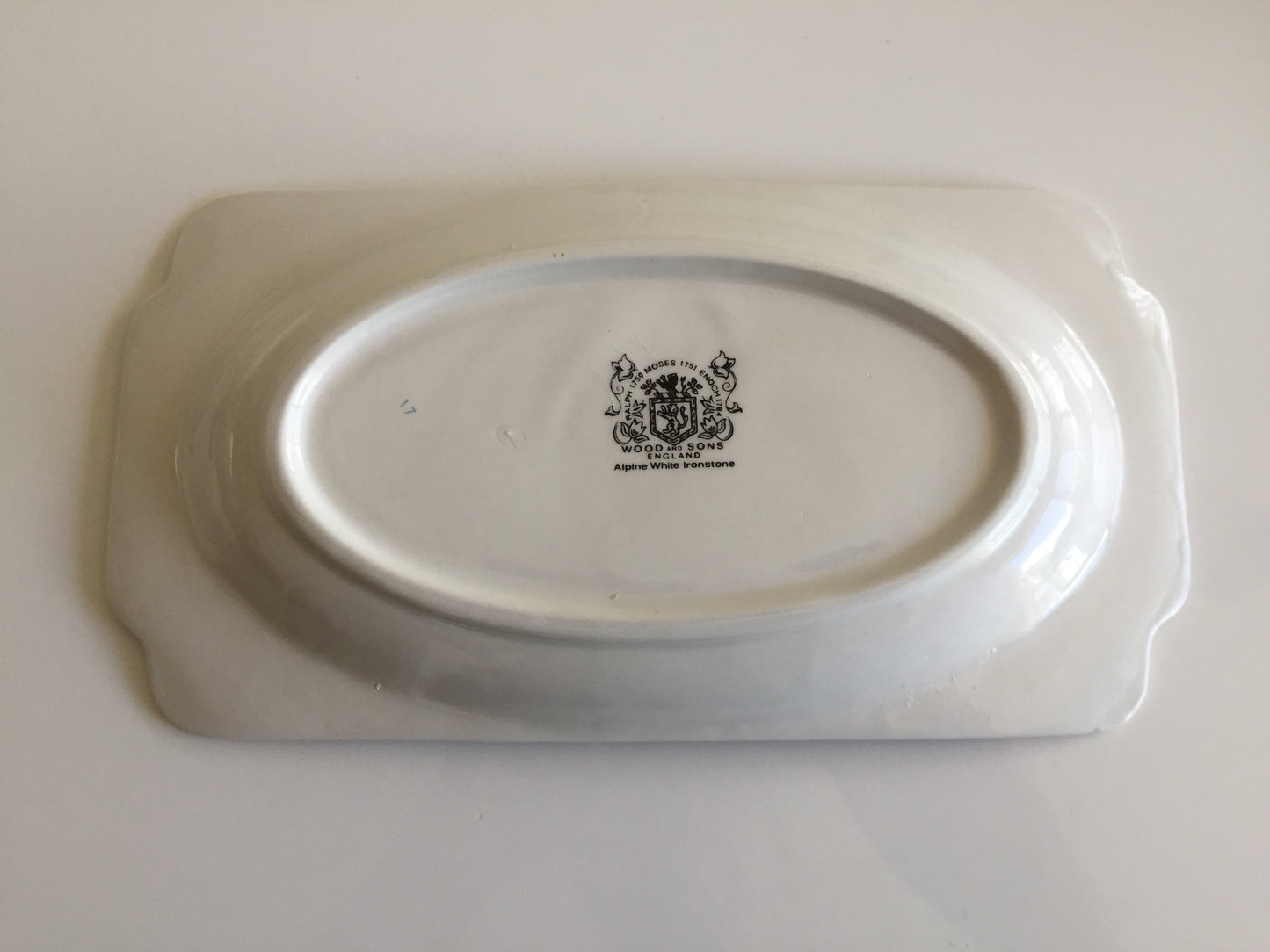 Wood & Sons Vintage Sandwich / Cake / Trinket Tray Yellow Rose Pattern
