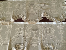 Load image into Gallery viewer, Mary Card Designed " DEEP CHURCH (Ecclesiastical) LACE" Altar Cloth (1926) Very Rare Vintage Collectors Item