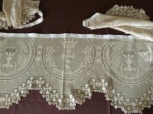 Load image into Gallery viewer, Mary Card Designed " DEEP CHURCH (Ecclesiastical) LACE" Altar Cloth (1926) Very Rare Vintage Collectors Item