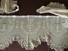 Load image into Gallery viewer, Mary Card Designed " DEEP CHURCH (Ecclesiastical) LACE" Altar Cloth (1926) Very Rare Vintage Collectors Item