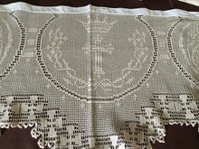 Load image into Gallery viewer, Mary Card Designed " DEEP CHURCH (Ecclesiastical) LACE" Altar Cloth (1926) Very Rare Vintage Collectors Item