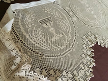 Load image into Gallery viewer, Mary Card Designed " DEEP CHURCH (Ecclesiastical) LACE" Altar Cloth (1926) Very Rare Vintage Collectors Item