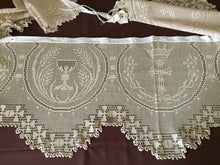 Load image into Gallery viewer, Mary Card Designed " DEEP CHURCH (Ecclesiastical) LACE" Altar Cloth (1926) Very Rare Vintage Collectors Item