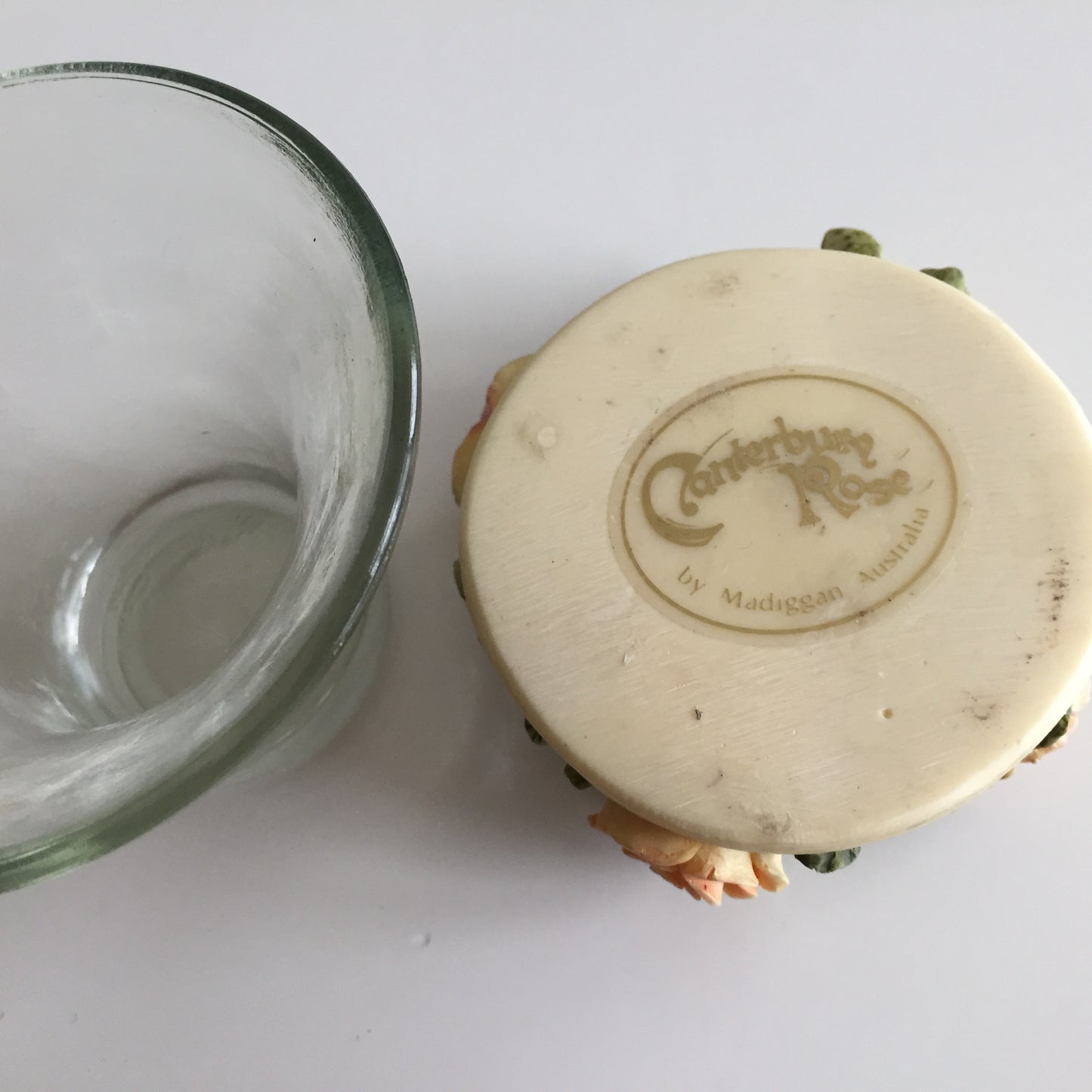 Canterbury Rose by Madiggan Australia Vintage Tea Light Candle Holder