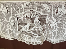 Load image into Gallery viewer, Mary Card "DAFFODIL and WOOD PIGEON" Crochet Lace and Linen Vintage Tablecloth English Chart No. 79 (1936) Rare Collectible