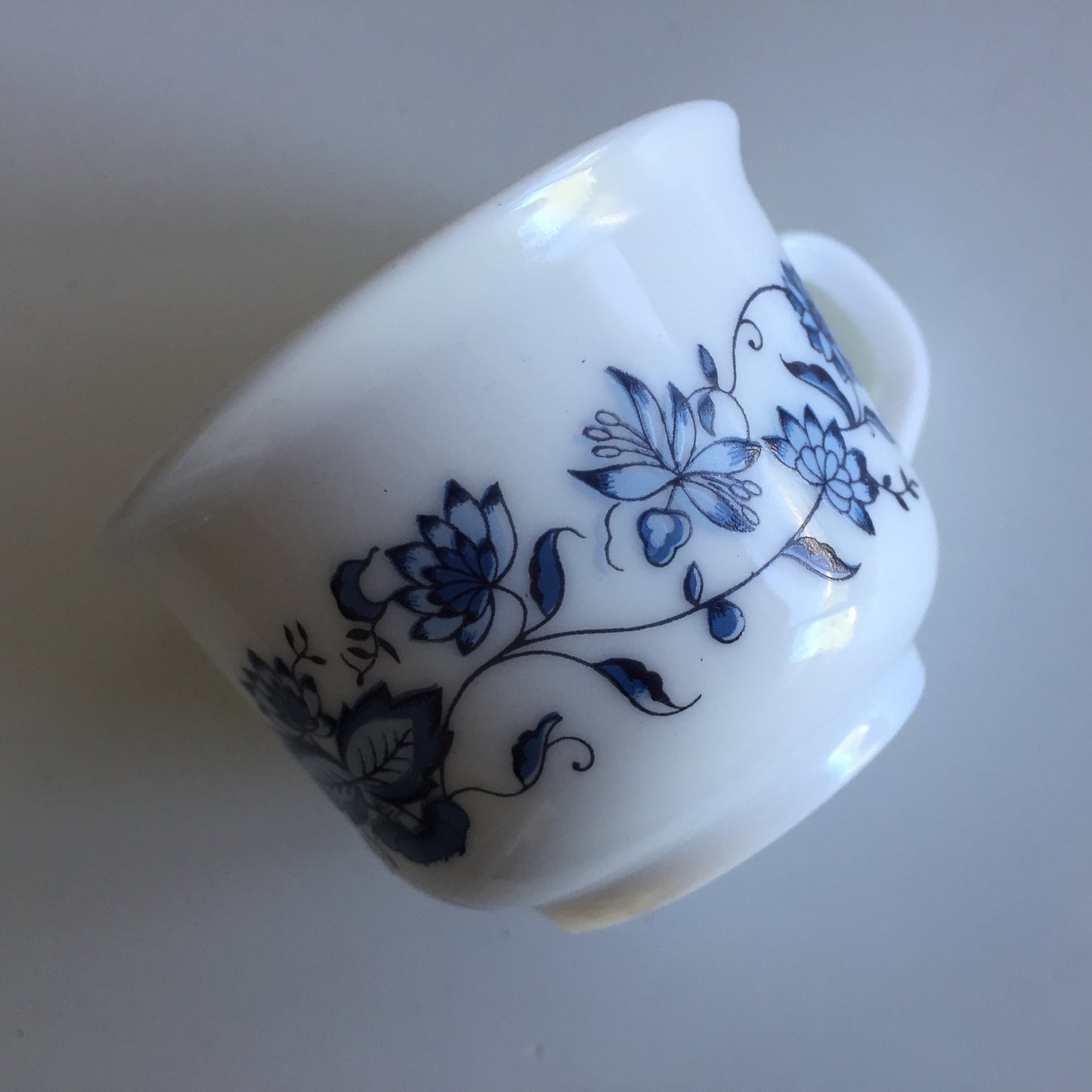 Vintage Arcopal France Floral Teacup and Saucer Duos for Four People