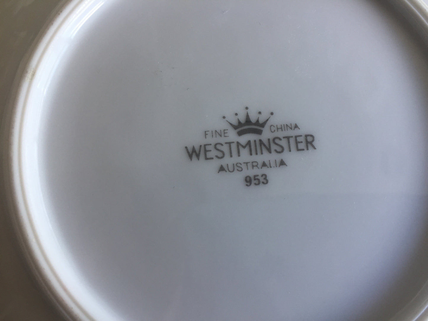 Westminster Australia Vintage Porcelain Jewellery Tray "953" Pattern Limited Edition
