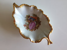 Load image into Gallery viewer, LIMOGES Fragonard Small Collectible Leaf Shaped Ring Dish