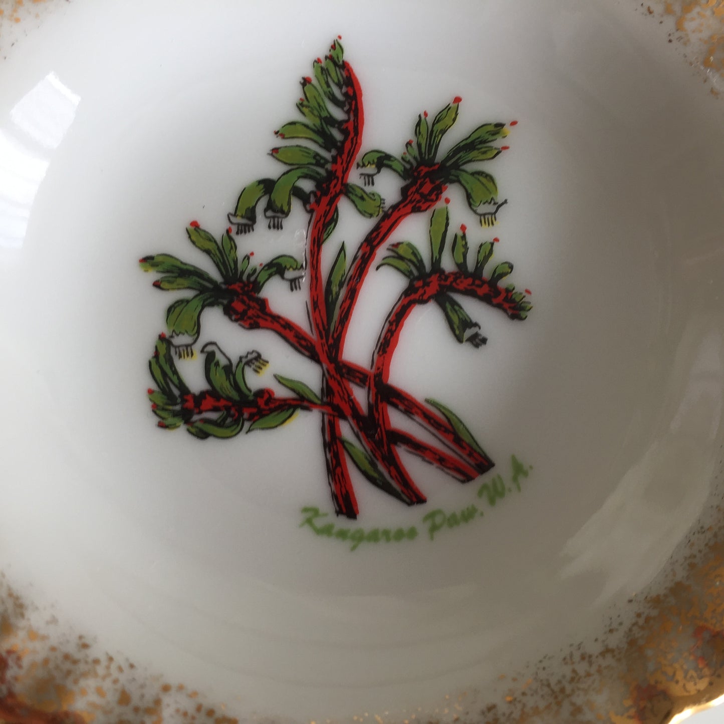 Collectible Vintage Westminster Australia Fine China Floral Ring Dish