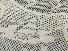 Load image into Gallery viewer, Mary Card Designed "Japanese Tea-Garden" (Chart No. 54.) Vintage Crochet Lace Luncheon Cloth