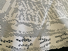 Load image into Gallery viewer, Mary Card Designed "Japanese Tea-Garden" (Chart No. 54.) Vintage Crochet Lace Luncheon Cloth