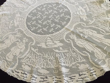 Load image into Gallery viewer, Mary Card Designed "Japanese Tea-Garden" (Chart No. 54.) Vintage Crochet Lace Luncheon Cloth
