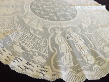 Load image into Gallery viewer, Mary Card Designed "Japanese Tea-Garden" (Chart No. 54.) Vintage Crochet Lace Luncheon Cloth