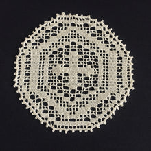 Load image into Gallery viewer, ARABESQUE D&#39;Oyley Mary Card Designed Crochet Lace Doily (USA Chart No 10) Extremely Rare Collectible