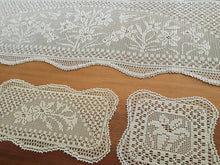 Load image into Gallery viewer, Mary Card "Duchess Set in LILY Design Chart 84 (1930s)" Rare Collectible Art Deco Handmade Crochet Lace