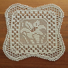 Load image into Gallery viewer, Mary Card "Duchess Set in LILY Design Chart 84 (1930s)" Rare Collectible Art Deco Handmade Crochet Lace