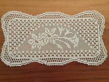 Load image into Gallery viewer, Mary Card "Duchess Set in LILY Design Chart 84 (1930s)" Rare Collectible Art Deco Handmade Crochet Lace