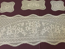 Load image into Gallery viewer, Mary Card "Duchess Set in LILY Design Chart 84 (1930s)" Rare Collectible Art Deco Handmade Crochet Lace