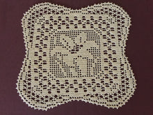 Load image into Gallery viewer, Mary Card "Duchess Set in LILY Design Chart 84 (1930s)" Rare Collectible Art Deco Handmade Crochet Lace