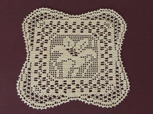 Load image into Gallery viewer, Mary Card "Duchess Set in LILY Design Chart 84 (1930s)" Rare Collectible Art Deco Handmade Crochet Lace
