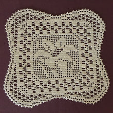 Load image into Gallery viewer, Mary Card "Duchess Set in LILY Design Chart 84 (1930s)" Rare Collectible Art Deco Handmade Crochet Lace