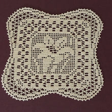 Load image into Gallery viewer, Mary Card "Duchess Set in LILY Design Chart 84 (1930s)" Rare Collectible Art Deco Handmade Crochet Lace