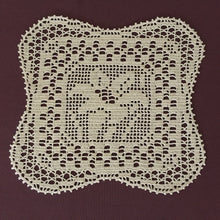 Load image into Gallery viewer, Mary Card "Duchess Set in LILY Design Chart 84 (1930s)" Rare Collectible Art Deco Handmade Crochet Lace