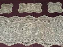 Load image into Gallery viewer, Mary Card "Duchess Set in LILY Design Chart 84 (1930s)" Rare Collectible Art Deco Handmade Crochet Lace