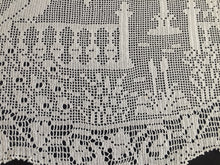 Load image into Gallery viewer, Mary Card Designed Collectible "GARDEN" Oval Tray Cloth (1932 Australian Home Beautiful, 1933 Needlework USA, English Chart No 75)