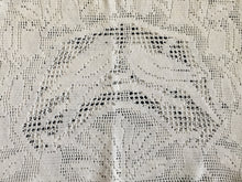 Load image into Gallery viewer, Mary Card "Parrots and Fuchsias" Tea Cosy (New Crochet for Australasian Fancyworkers, 1914) Vintage Crochet Lace Teapot Cover