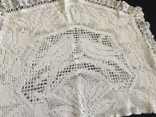 Load image into Gallery viewer, Mary Card "Parrots and Fuchsias" Tea Cosy (New Crochet for Australasian Fancyworkers, 1914) Vintage Crochet Lace Teapot Cover