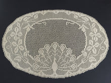 Load image into Gallery viewer, Mary Card Designed "PEACOCK & CLEMATIS" Rare 3 Piece Duchesse Set (Late 1930s)