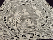 Load image into Gallery viewer, Mary Card Designed Collectible "Pond Lily" (1930s) Vintage Crochet Lace Placemat Doily Chart 80