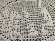 Load image into Gallery viewer, Mary Card Designed Collectible "Pond Lily" (1930s) Vintage Crochet Lace Placemat Doily Chart 80