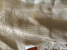 Load image into Gallery viewer, Mary Card "RHODODENDRON" Crochet Lace and Linen Collectible Vintage Tablecloth Weldon's Practical Needlework New Series No. 90