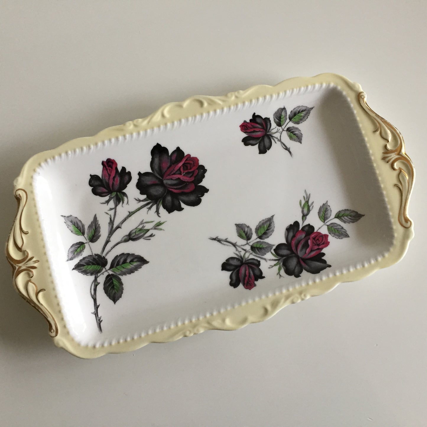 Royal Albert Masquerade Vintage Bone China Sandwich Platter