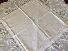 Load image into Gallery viewer, Mary Card "SEASIDE (AQUARIUM) CLOTH" Crochet Lace and Linen Vintage Tablecloth English Chart No 59