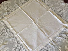 Load image into Gallery viewer, Mary Card "SEASIDE (AQUARIUM) CLOTH" Crochet Lace and Linen Vintage Tablecloth English Chart No 59