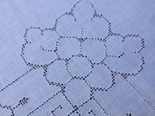 Load image into Gallery viewer, Mary Card "SPRING SONG" Crochet Lace and Linen Collectible Vintage Tablecloth Weldon's Practical Needlework (cca 1930s)