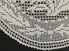 Load image into Gallery viewer, Mary Card Designed "THISTLE d'oyley" Filet Crochet Lace Doily English Small Chart No 500