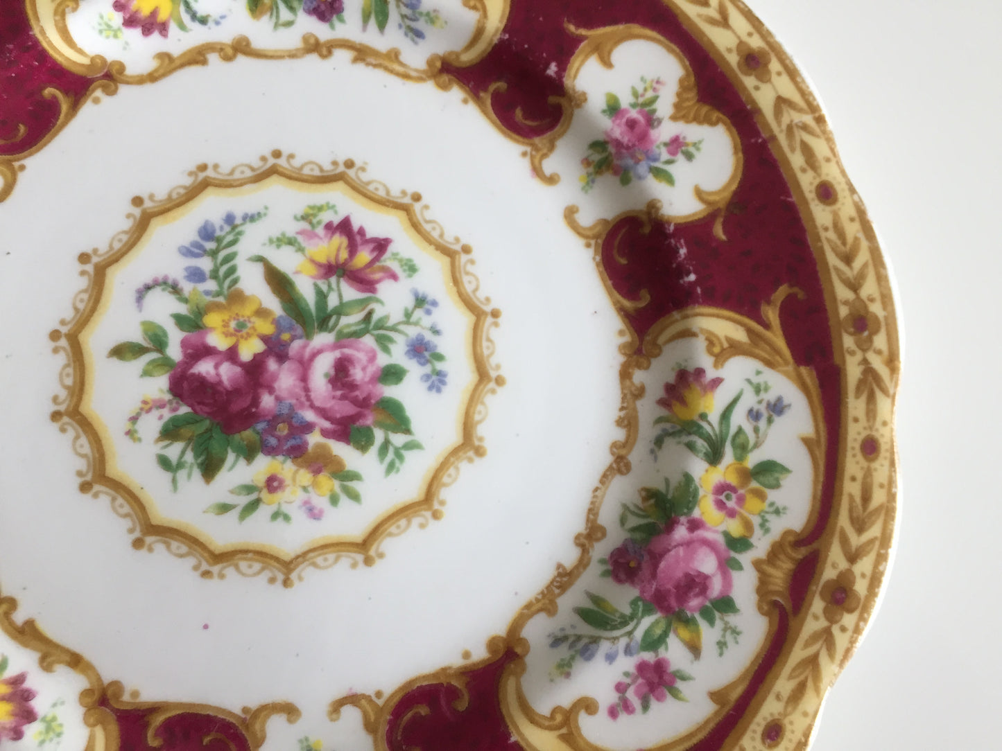 Royal Albert Bone China Side plate | Lady Hamilton Pattern