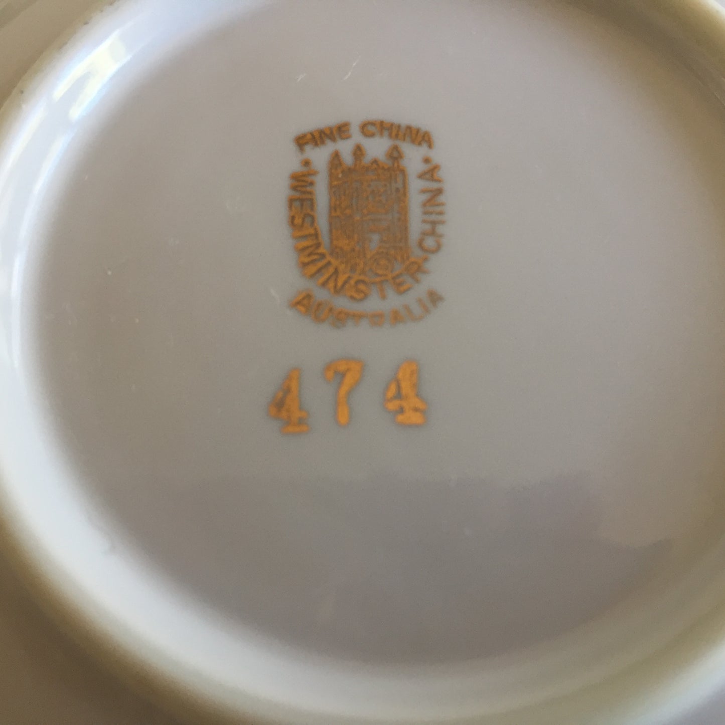 Vintage Westminster Australia Fine China Ring Dish Horses Pattern #474