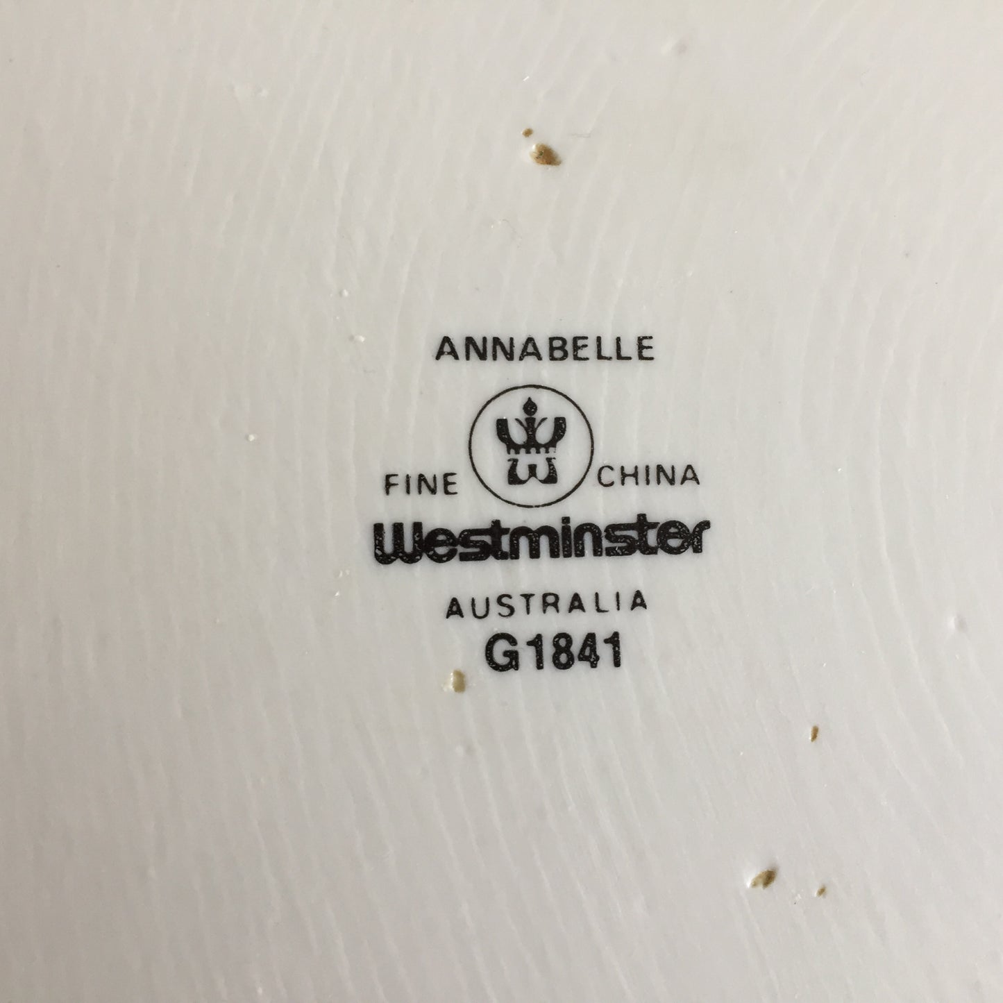 Westminster Australia Fine China Platter with Annabelle Pattern G 1841