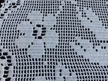 Load image into Gallery viewer, Mary Card Designed "Wild Rose & Pigeon" Chair Cover Doily (1933) Collectible Vintage Crochet Lace