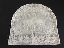 Load image into Gallery viewer, Mary Card "Woodland" Tea Cosy (1931) Collectible Vintage Crochet Lace Teapot Cover