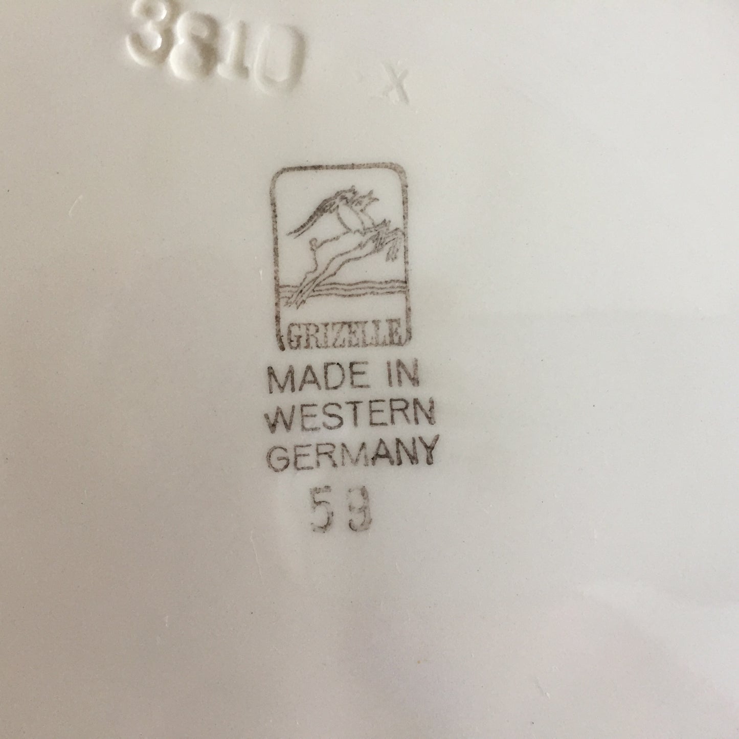 Decorative Wall Plate Winter Scene Made in Western Germany