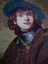 Load image into Gallery viewer, Large Framed Tapestry Picture. Gobelin Portrait of a Young Man