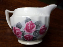Load image into Gallery viewer, Swinnertons Staffordshire "Luxor Vellum" Sauce Jug with Red Roses